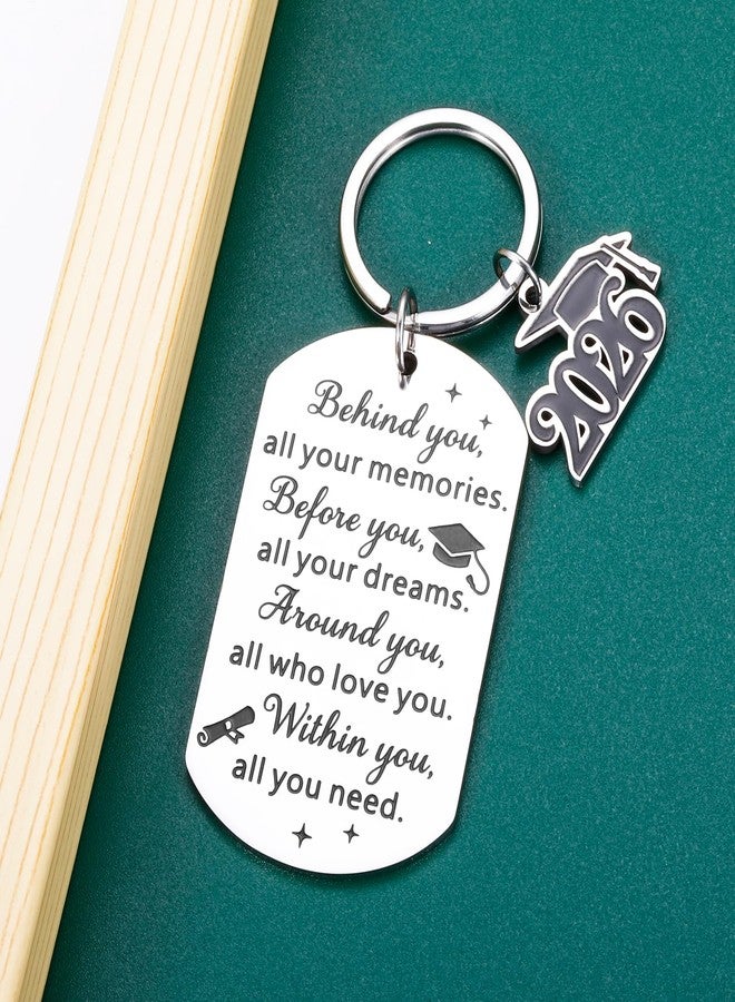 FOOZDEEVAAQ Graduation Gifts for Him Her 2026 Class of 2026 Graduation Gifts Bulk Senior 2026 Gift for Girls Boys Senior Night Seniorr Year Best Gift for High School College Grad Keychain for Women Men Christmas - Image 3